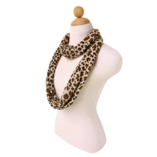 Load image into Gallery viewer, Leopard Animal Print Infinity Loop Fashion Scarf