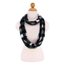 Load image into Gallery viewer, Premium Plaid Infinity Loop Scarf
