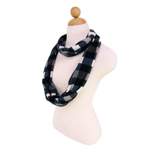 Load image into Gallery viewer, Premium Plaid Infinity Loop Scarf