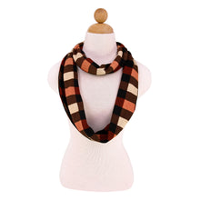 Load image into Gallery viewer, Premium Plaid Infinity Loop Scarf