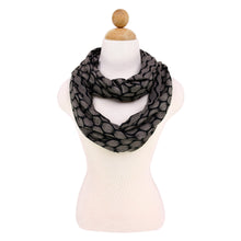 Load image into Gallery viewer, Premium Circle Wave 2 Tone Infinity Loop Scarf