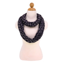 Load image into Gallery viewer, Premium Circle Wave 2 Tone Infinity Loop Scarf