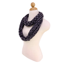 Load image into Gallery viewer, Premium Circle Wave 2 Tone Infinity Loop Scarf