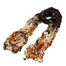 Load image into Gallery viewer, Premium Polka Dot Flower Print Scarf