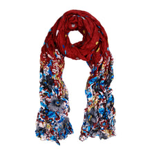 Load image into Gallery viewer, Premium Polka Dot Flower Print Scarf