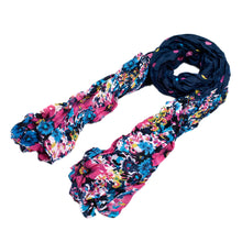 Load image into Gallery viewer, Premium Polka Dot Flower Print Scarf