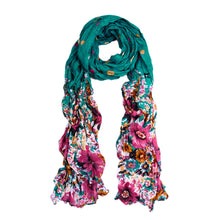 Load image into Gallery viewer, Premium Polka Dot Flower Print Scarf