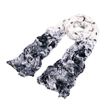 Load image into Gallery viewer, Premium Polka Dot Flower Print Scarf