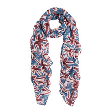 Load image into Gallery viewer, UK British Flag Union Jack Small Print Fashion Scarf