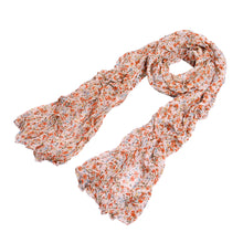 Load image into Gallery viewer, Elegant Cherry Blossom Floral Chiffon Scarf