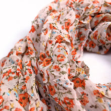 Load image into Gallery viewer, Elegant Cherry Blossom Floral Chiffon Scarf