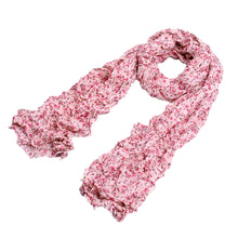 Load image into Gallery viewer, Elegant Cherry Blossom Floral Chiffon Scarf