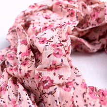Load image into Gallery viewer, Elegant Cherry Blossom Floral Chiffon Scarf