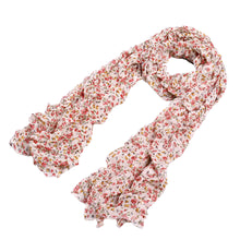 Load image into Gallery viewer, Elegant Cherry Blossom Floral Chiffon Scarf