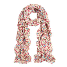 Load image into Gallery viewer, Elegant Cherry Blossom Floral Chiffon Scarf