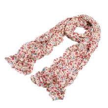 Load image into Gallery viewer, Elegant Cherry Blossom Floral Chiffon Scarf