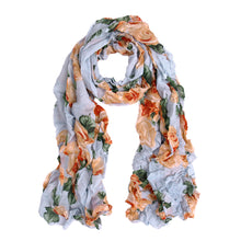Load image into Gallery viewer, Elegant Featherweight Roses Floral Scarf