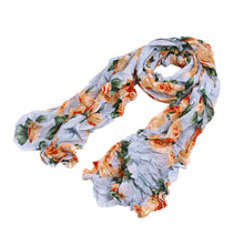 Load image into Gallery viewer, Elegant Featherweight Roses Floral Scarf