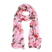Load image into Gallery viewer, Elegant Featherweight Roses Floral Scarf