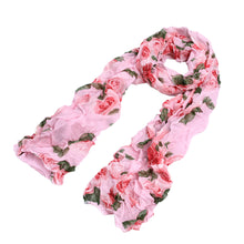 Load image into Gallery viewer, Elegant Featherweight Roses Floral Scarf