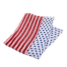 Load image into Gallery viewer, Stars & Stripes USA US American Flag Style Scarf