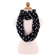 Load image into Gallery viewer, Premium Polka Dot Infinity Loop Fashion Scarf