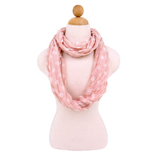 Load image into Gallery viewer, Premium Polka Dot Infinity Loop Fashion Scarf