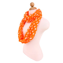 Load image into Gallery viewer, Premium Polka Dot Infinity Loop Fashion Scarf