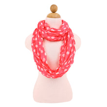 Load image into Gallery viewer, Premium Polka Dot Infinity Loop Fashion Scarf