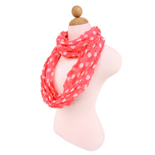 Load image into Gallery viewer, Premium Polka Dot Infinity Loop Fashion Scarf