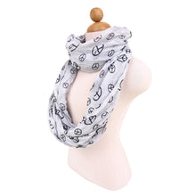 Load image into Gallery viewer, Premium Peace Sign Infinity Loop Fashion Scarf