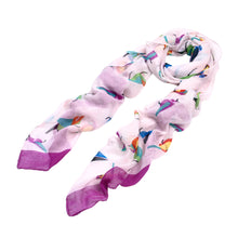 Load image into Gallery viewer, Elegant Birds Print Fashion Scarf - Different Colors Available