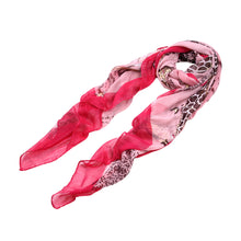 Load image into Gallery viewer, Premium Giraffe Animal Print Graphic Scarf - 2 Colors Avail (Black-White, Pink)