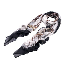 Load image into Gallery viewer, Premium Giraffe Animal Print Graphic Scarf - 2 Colors Avail (Black-White, Pink)
