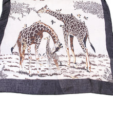 Load image into Gallery viewer, Premium Giraffe Animal Print Graphic Scarf - 2 Colors Avail (Black-White, Pink)