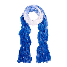 Load image into Gallery viewer, Chic Ombre Watercolor Snowflake Scarf