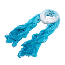 Load image into Gallery viewer, Chic Ombre Watercolor Snowflake Scarf
