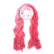 Load image into Gallery viewer, Chic Ombre Watercolor Snowflake Scarf