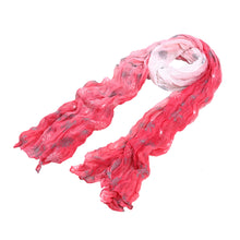 Load image into Gallery viewer, Chic Ombre Watercolor Snowflake Scarf