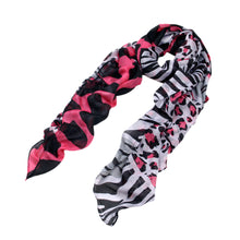 Load image into Gallery viewer, Elegant Leopard & Zebra Mixed Animal Print Scarf