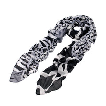 Load image into Gallery viewer, Elegant Leopard & Zebra Mixed Animal Print Scarf