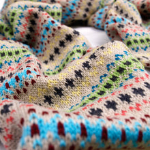 Load image into Gallery viewer, Premium Multi Color Fair Isle Knit Long Warm Winter Scarf - Diff Colors Avail