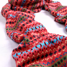 Load image into Gallery viewer, Premium Multi Color Fair Isle Knit Long Warm Winter Scarf - Diff Colors Avail