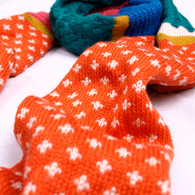Load image into Gallery viewer, Premium Multi Color Fair Isle Knit Long Warm Winter Scarf