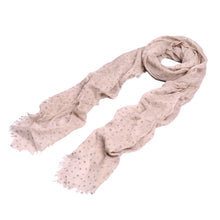 Load image into Gallery viewer, Premium Long Solid Color Dolka Dot Frayed Edge Scarf