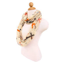 Load image into Gallery viewer, Premium Cross Design Infinity Loop Fashion Scarf