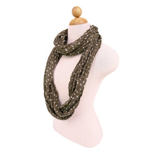 Load image into Gallery viewer, Premium Polka Dot Infinity Loop Fashion Scarf