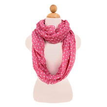 Load image into Gallery viewer, Premium Polka Dot Infinity Loop Fashion Scarf