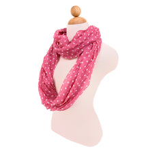 Load image into Gallery viewer, Premium Polka Dot Infinity Loop Fashion Scarf