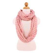 Load image into Gallery viewer, Premium Polka Dot Infinity Loop Fashion Scarf